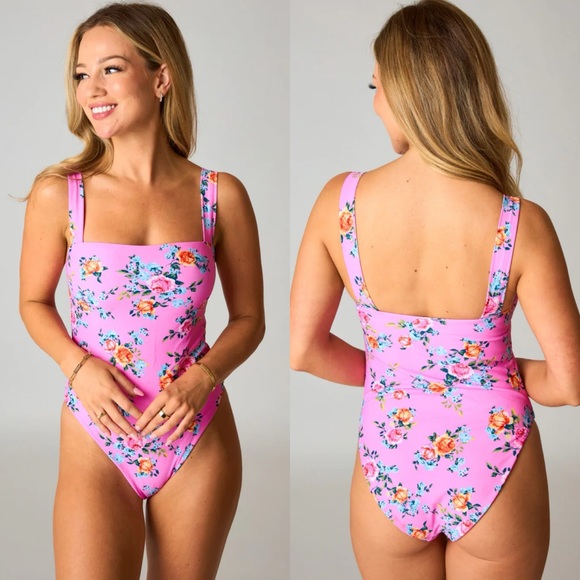 NWT Buddy Love Keke Floral One Piece Swimsuit Corsage - Picture 2 of 6